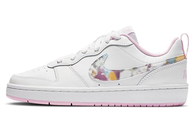 

Кеды унисекс Nike Court Borough Low 2 SE GS белые 39 EU, Белый, Court Borough Low 2 SE GS