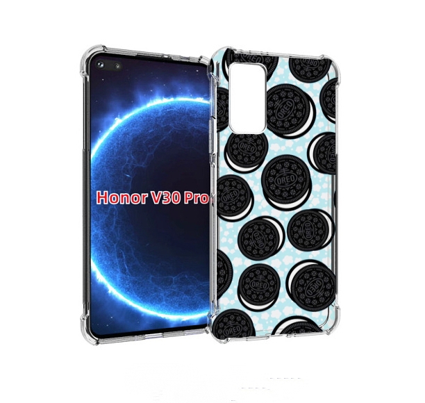 

Чехол бампер MyPads орео печеньки для Honor V30 Pro, Прозрачный, Tocco