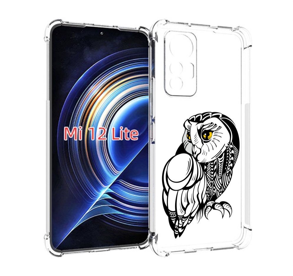 

Чехол MyPads сова-красотка для Xiaomi 12 Lite, Прозрачный, Tocco