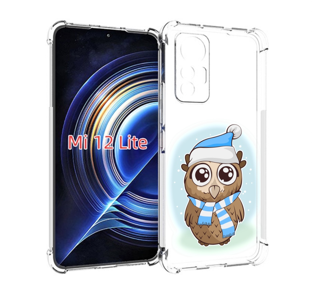 

Чехол MyPads сова-в-шарфике-и-шапке для Xiaomi 12 Lite, Прозрачный, Tocco