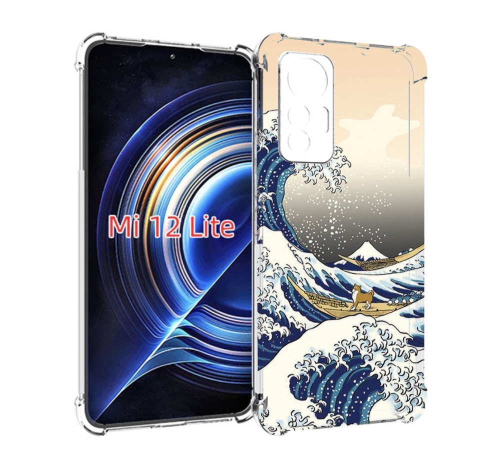 

Чехол MyPads собаки-на-плоту для Xiaomi 12 Lite, Прозрачный, Tocco