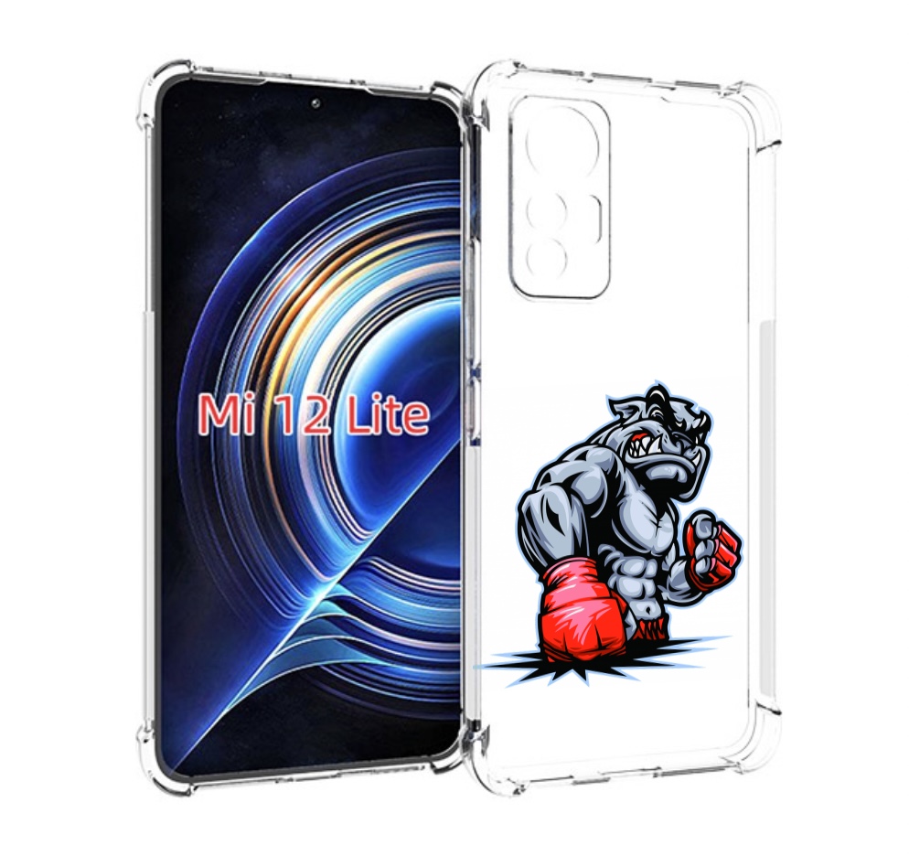 

Чехол MyPads собака-боксер для Xiaomi 12 Lite, Прозрачный, Tocco