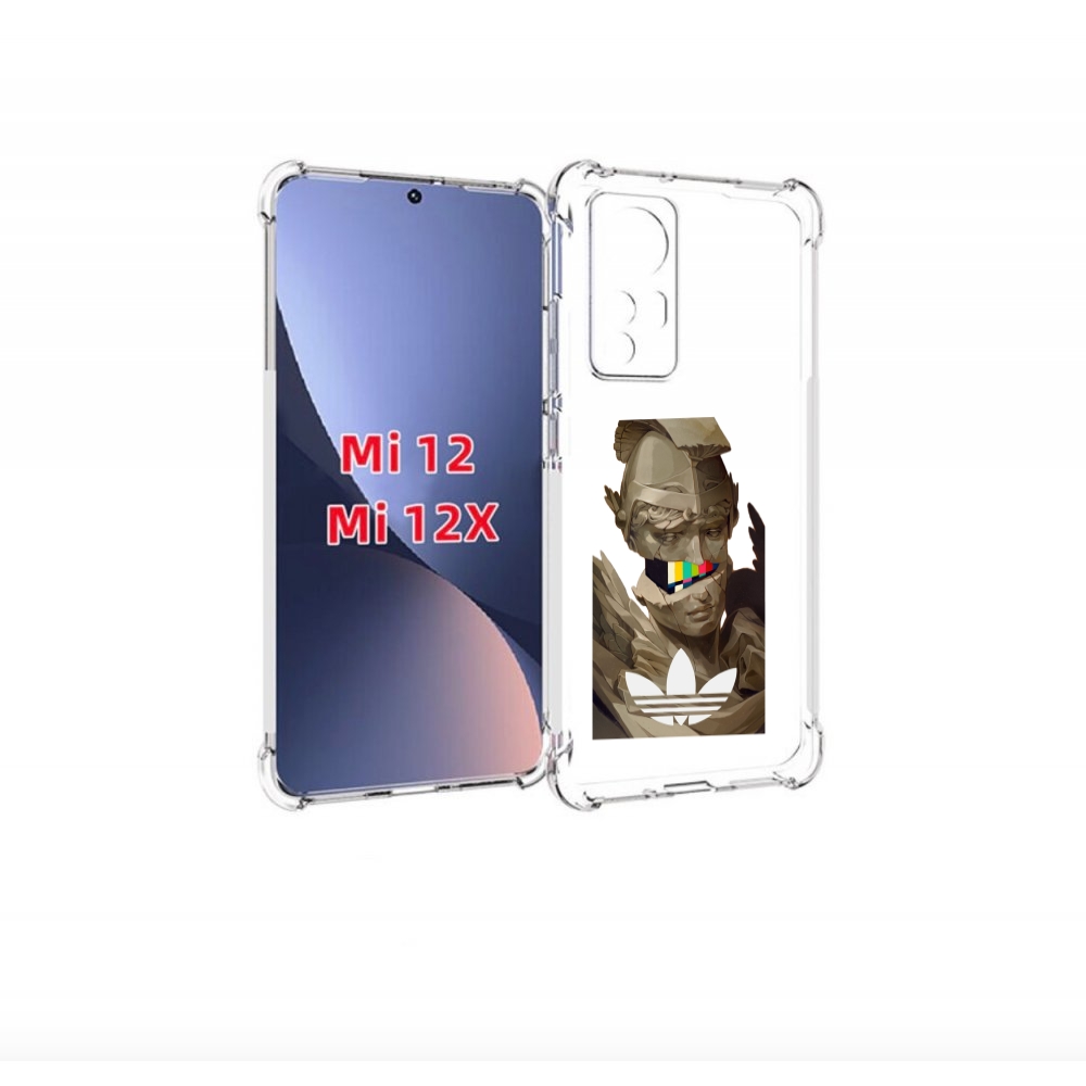 

Чехол бампер MyPads статуя-адидас для Xiaomi 12., Прозрачный, Tocco