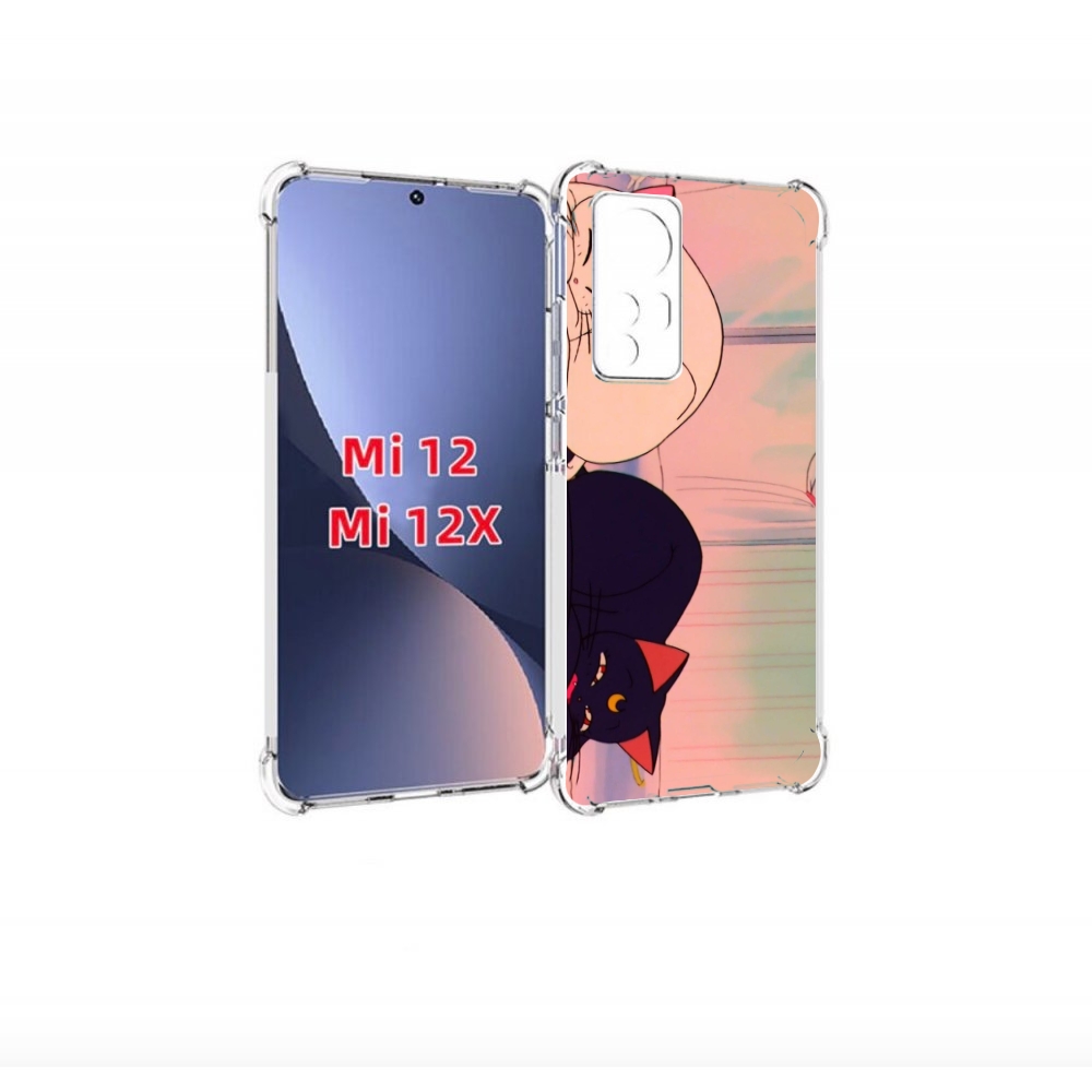 

Чехол бампер MyPads спящие коты для Xiaomi 12., Прозрачный, Tocco