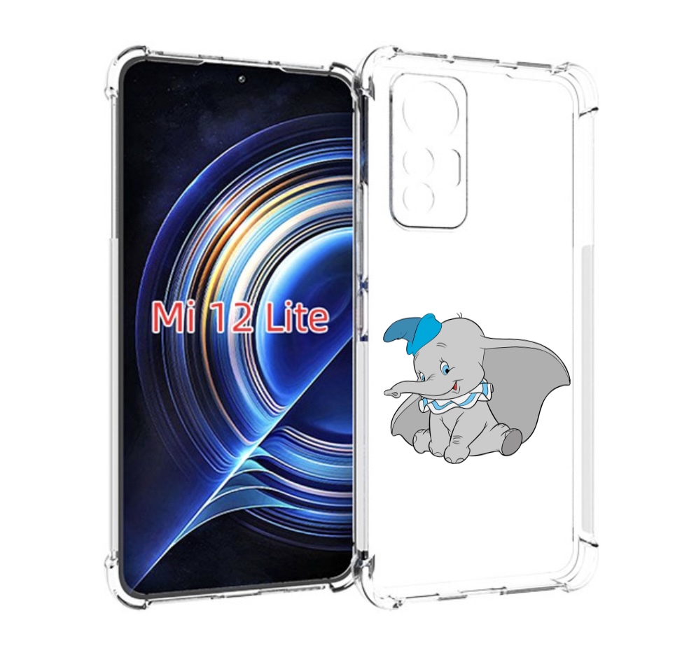 

Чехол MyPads слоненок-с-большими-ушками для Xiaomi 12 Lite, Прозрачный, Tocco