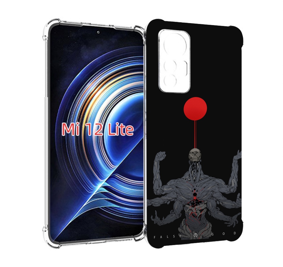 

Чехол MyPads скелет-с-6-руками для Xiaomi 12 Lite, Прозрачный, Tocco