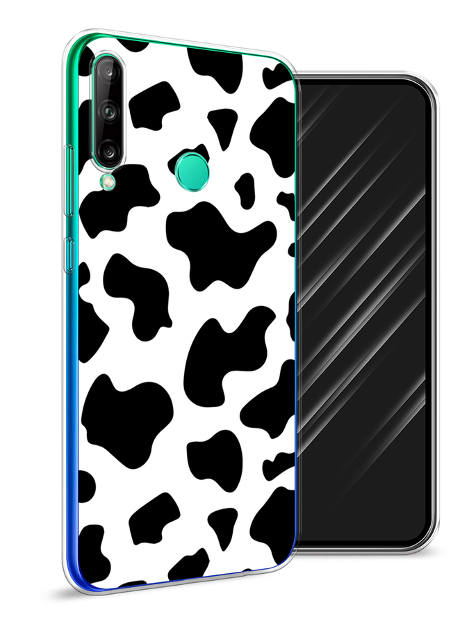 

Чехол Awog на Huawei P40 lite E "Пятна коровы", Белый;черный, 612450-1