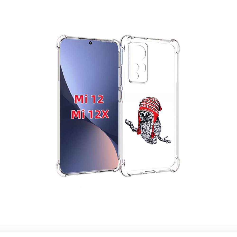 

Чехол бампер MyPads сова-в-красной-шапке-на-веточке для Xiaomi 1, Прозрачный, Tocco