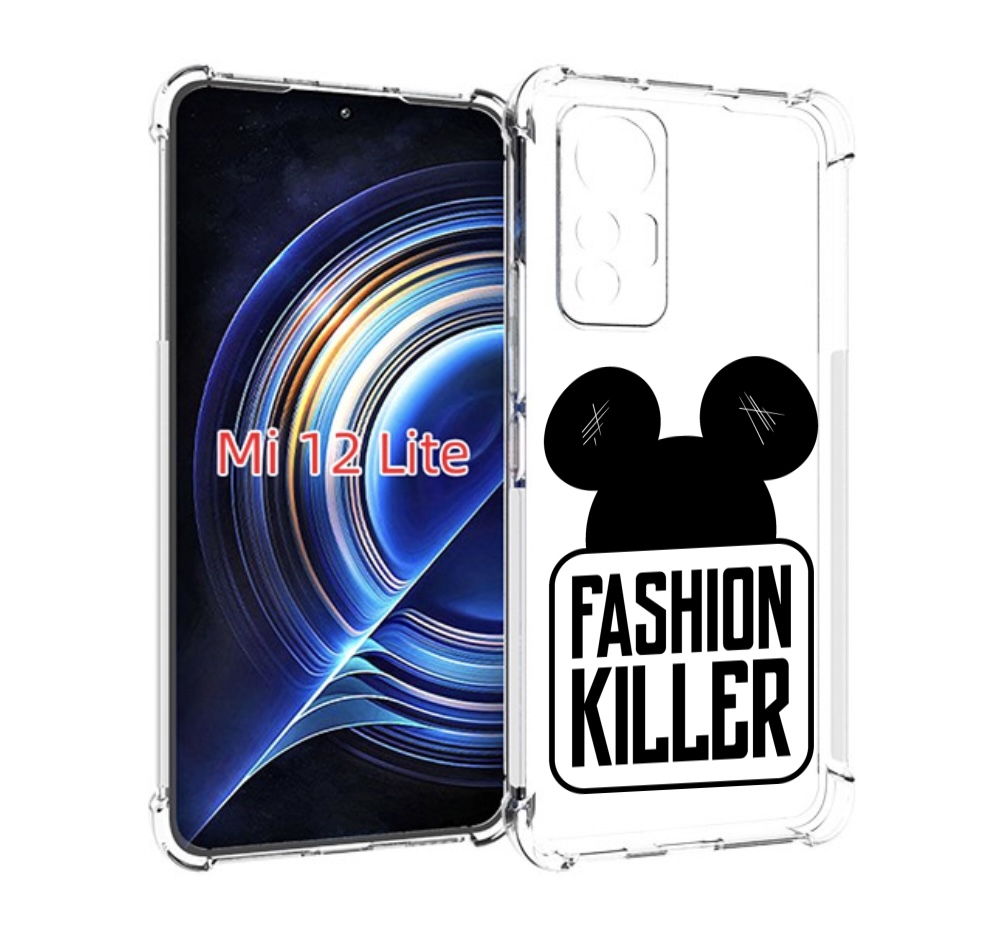 

Чехол MyPads силуэт-микки-мауса для Xiaomi 12 Lite, Прозрачный, Tocco