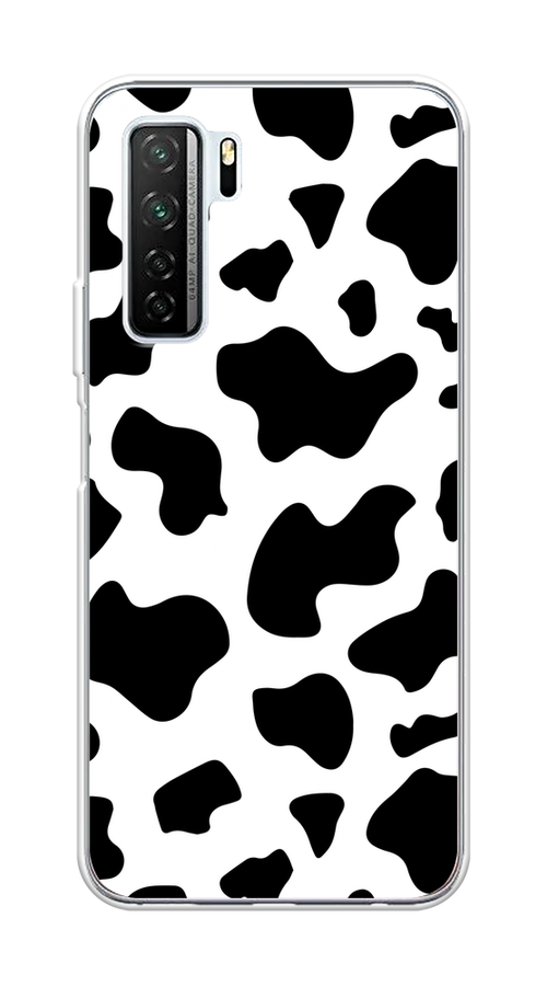 

Чехол Awog на Huawei P40 lite 5G "Пятна коровы", Белый;черный, 6103050-1