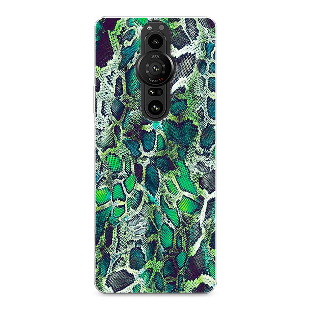 

Чехол Awog на Sony Xperia Pro-I "Зеленая кожа змеи", Разноцветный, 55050-3