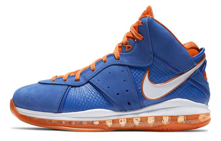 

Кроссовки унисекс Nike Lebron 8 QS Blue and Orange синие 46 EU, Синий, Lebron 8 QS Blue and Orange