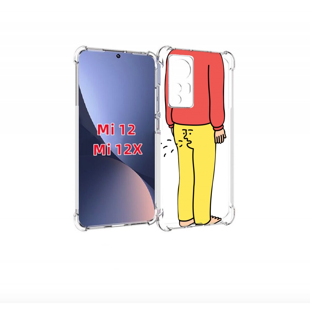 

Чехол бампер MyPads смешной-мужчина для Xiaomi 12., Прозрачный, Tocco