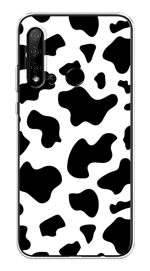 

Чехол Awog на Huawei P20 lite 2019 "Пятна коровы", Белый;черный, 69750-1
