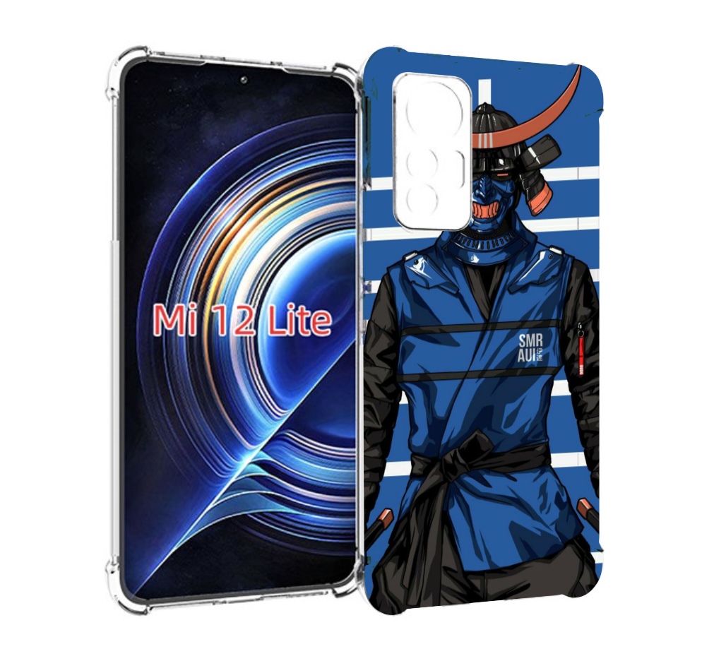 

Чехол MyPads самурай в синей форме для Xiaomi 12 Lite, Прозрачный, Tocco