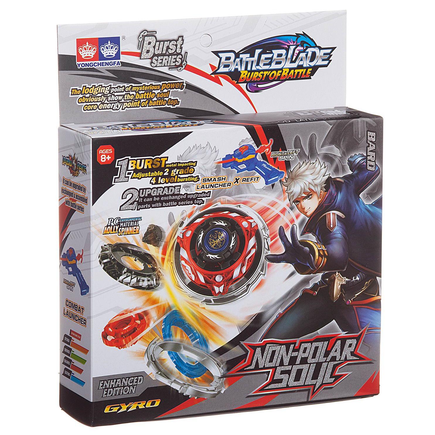 фото Настольная игра волчок battle blade non-polar solic bard с пусковым устройством,19х23х5 см junfa toys