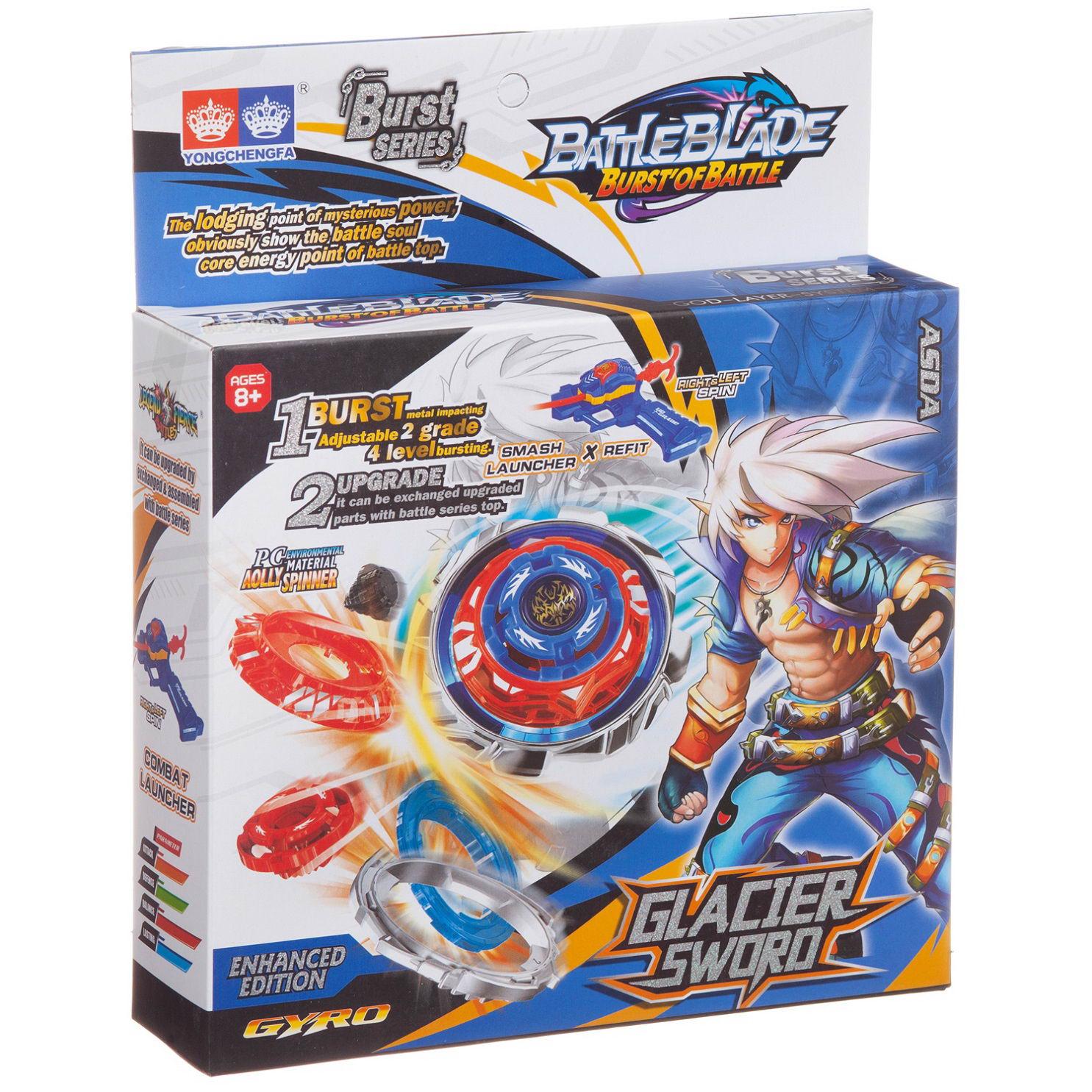 фото Настольная игра волчок battle blade glacier sword asda 19х23х5 см junfa toys