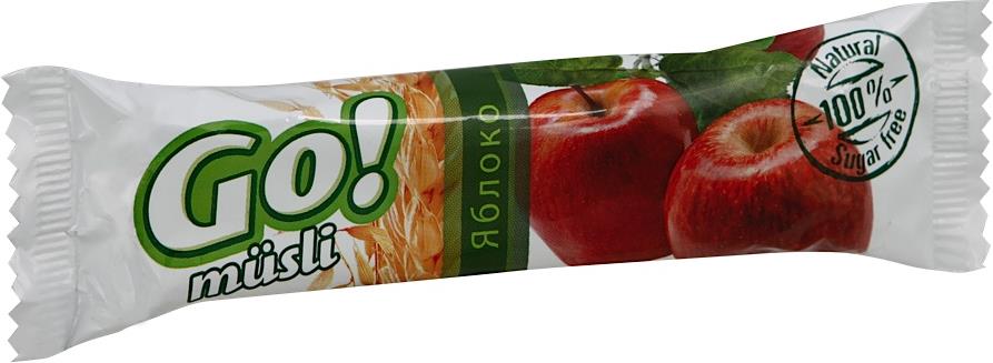 

Батончик мюсли Fruit Go яблоко 30 г