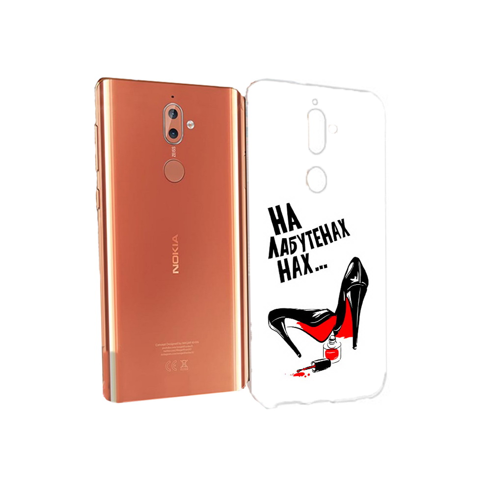 

Чехол MyPads Tocco для Nokia 9 на лабутенах (PT126479.94.493), Прозрачный, Tocco