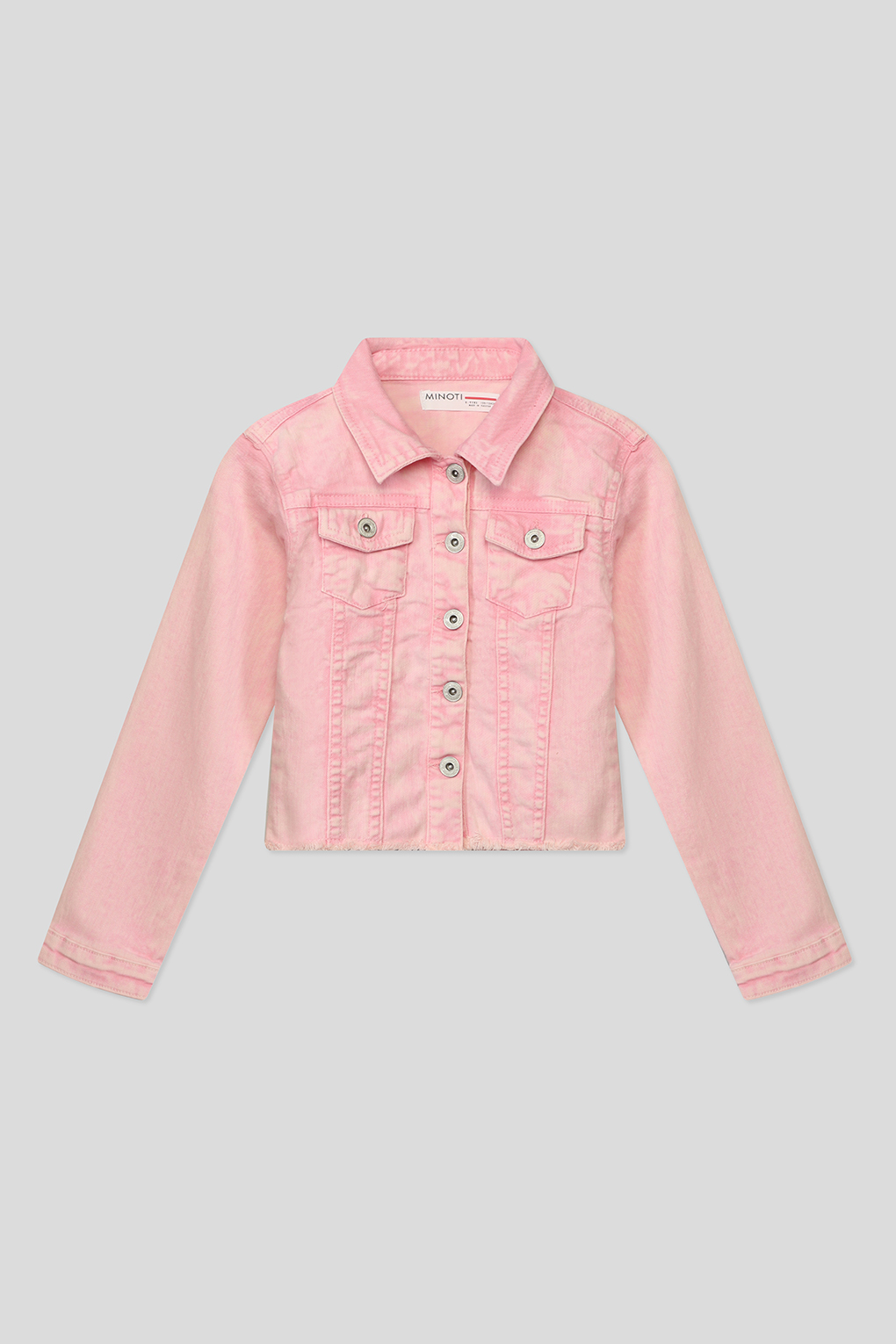 Куртка джинсовая MINOTI SOFT5, розовый, 11-12