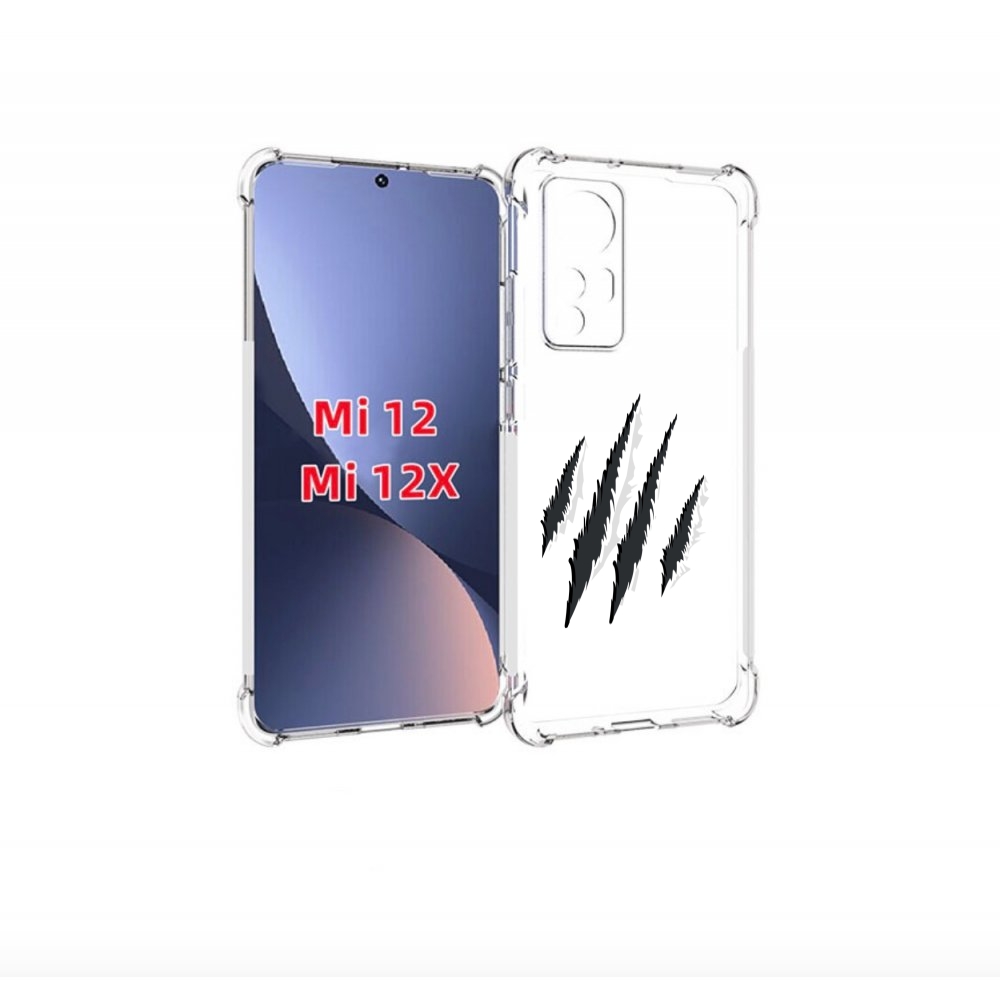 

Чехол бампер MyPads след-когтей для Xiaomi 12., Прозрачный, Tocco