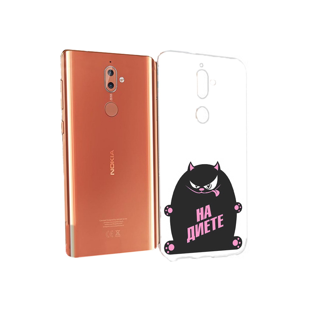 

Чехол MyPads Tocco для Nokia 9 на диете (PT126479.94.492), Прозрачный, Tocco