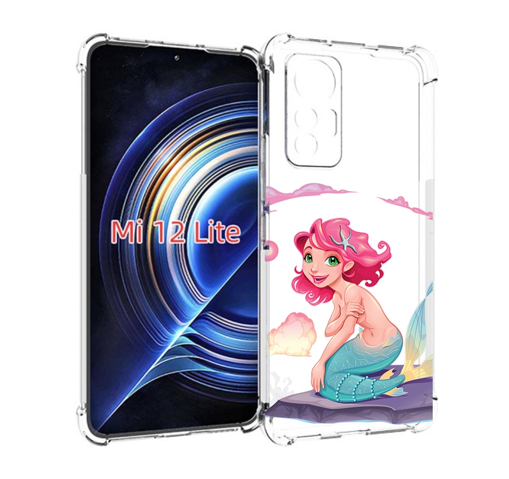 

Чехол MyPads русалочка для Xiaomi 12 Lite, Прозрачный, Tocco