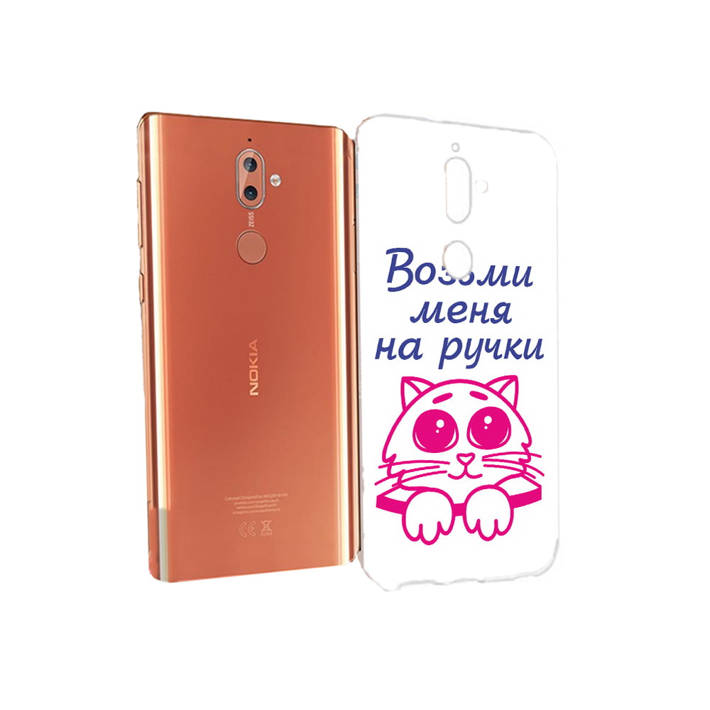 

Чехол MyPads Tocco для Nokia 9 мяу (PT126479.94.491), Прозрачный, Tocco