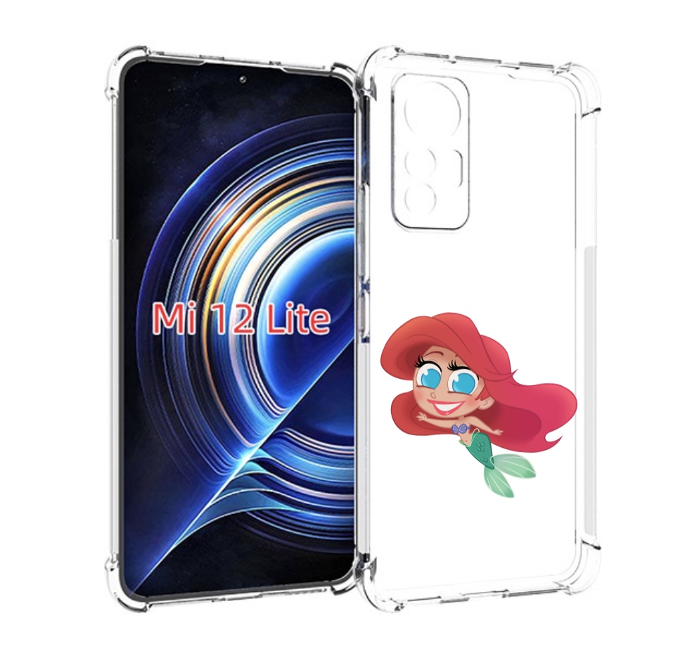 

Чехол MyPads русалка-мулатка для Xiaomi 12 Lite, Прозрачный, Tocco