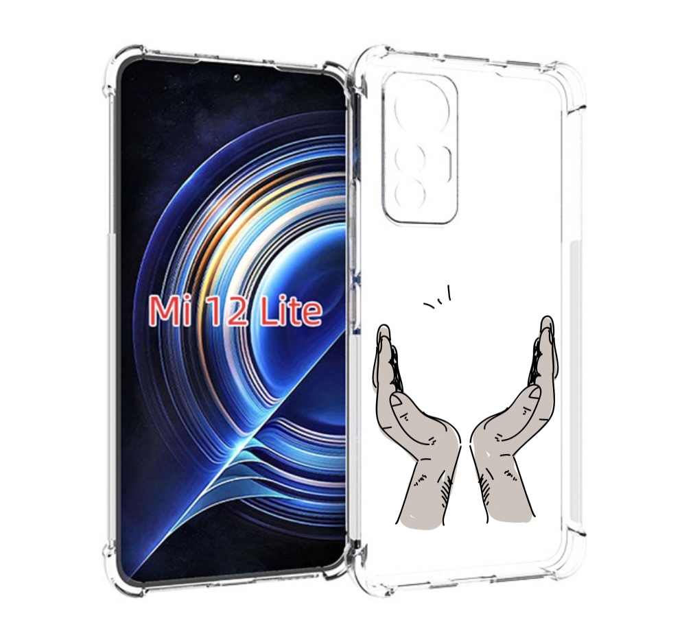 

Чехол MyPads руки-тянутся-к-небу для Xiaomi 12 Lite, Прозрачный, Tocco
