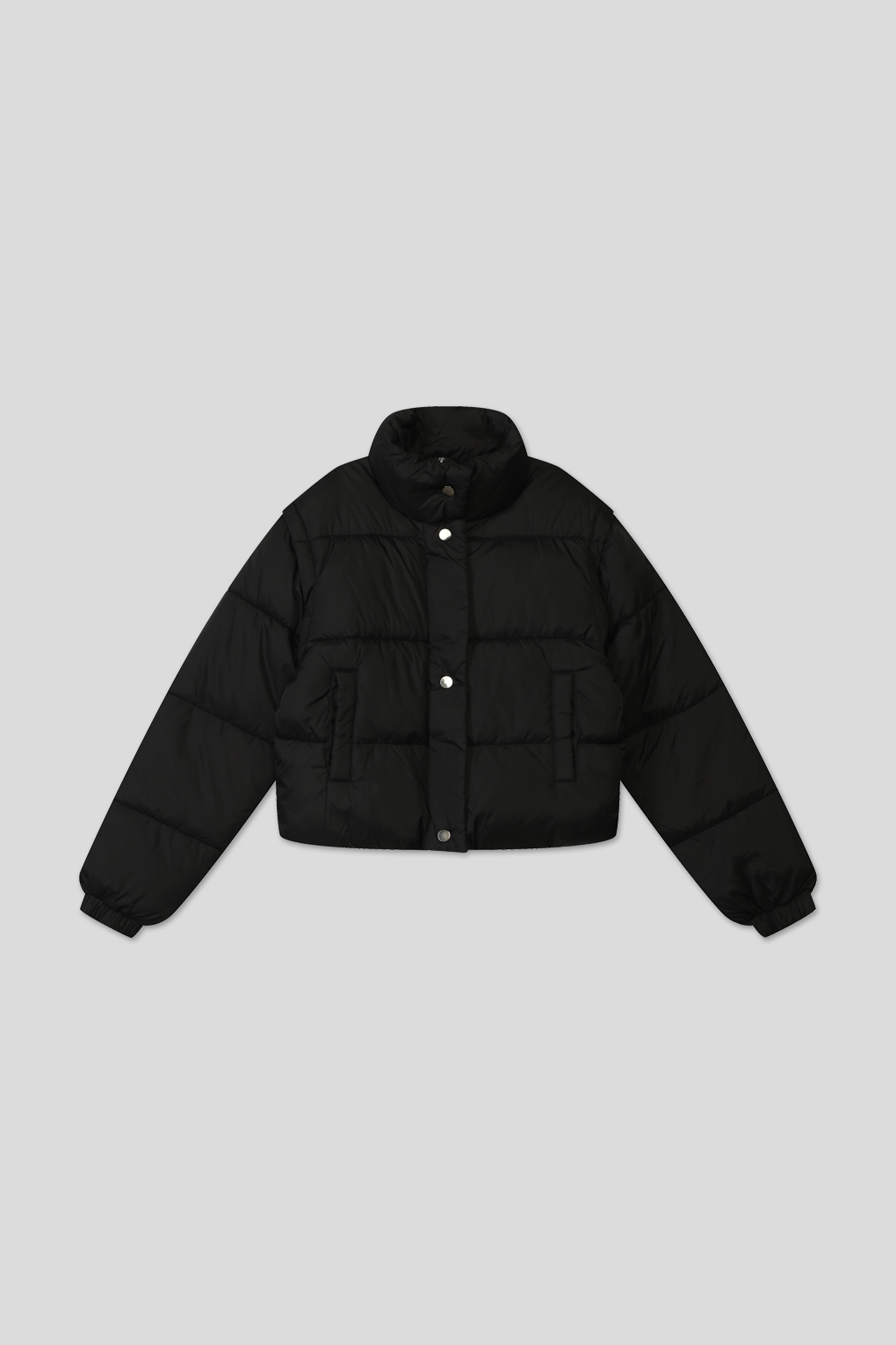 Куртка с воротником стойкой OVS 1827134, чёрный, 14-15