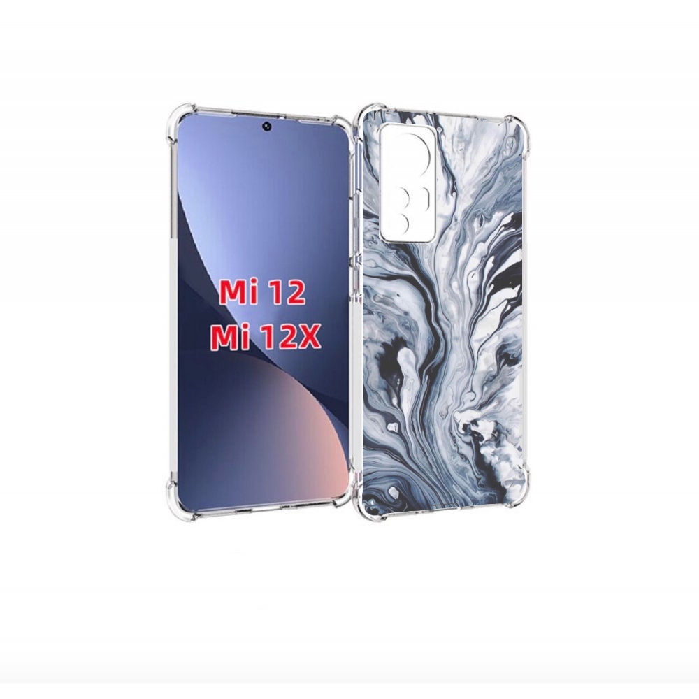 

Чехол бампер MyPads серая краска для Xiaomi 12., Прозрачный, Tocco