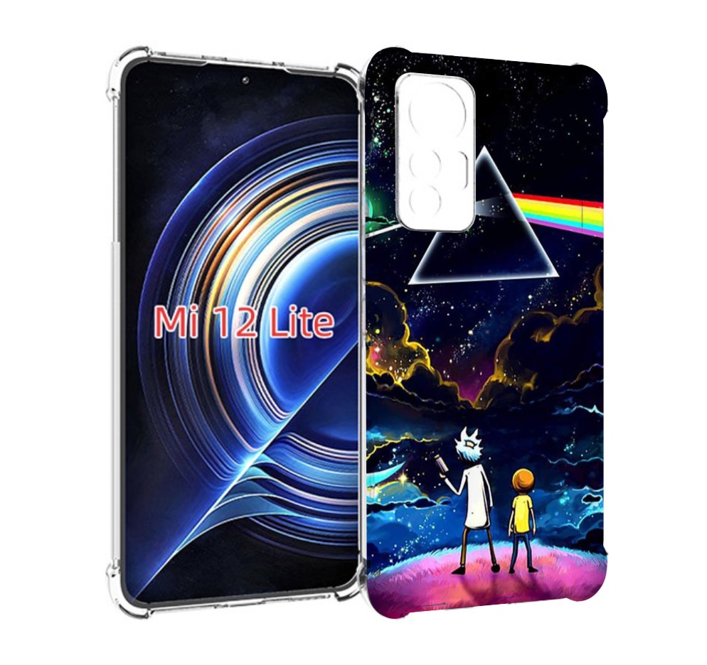 

Чехол MyPads рик и морти в космосе для Xiaomi 12 Lite, Прозрачный, Tocco