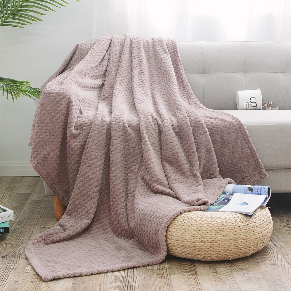 

Плед двуспальный однотонный Cleo Home Royal Plush Collection 180х200 покрывало на кровать, Royal Plush Collection