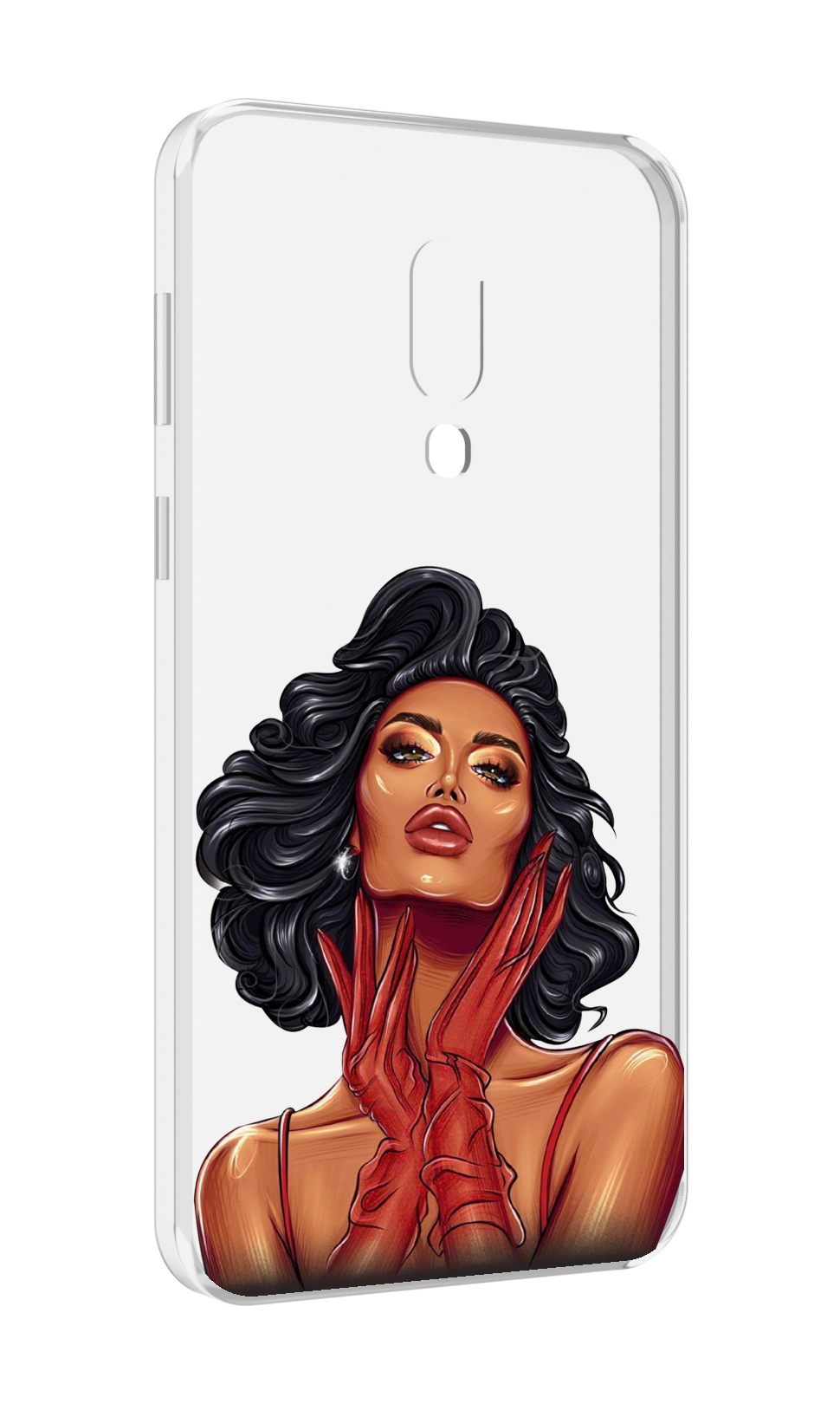 

Чехол MyPads мулатка-в-перчатках женский для Meizu 16 Plus / 16th Plus, Прозрачный, Tocco