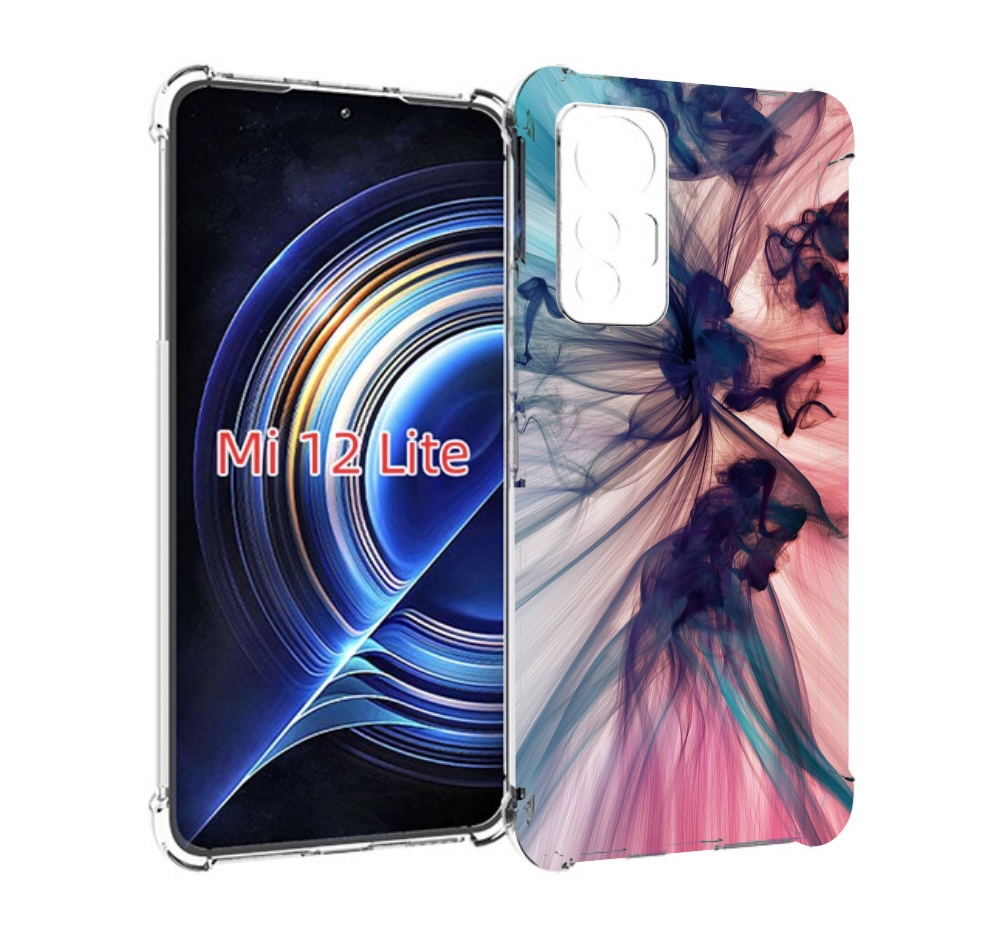 

Чехол MyPads разноцветный дым для Xiaomi 12 Lite, Прозрачный, Tocco