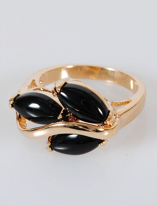 

Кольцо из бижутерного сплава р. 18 Lotus Jewelry 242R-20on, оникс, 242R-20on