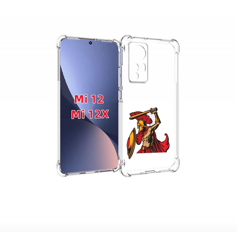 

Чехол бампер MyPads римский-воин для Xiaomi 12., Прозрачный, Tocco