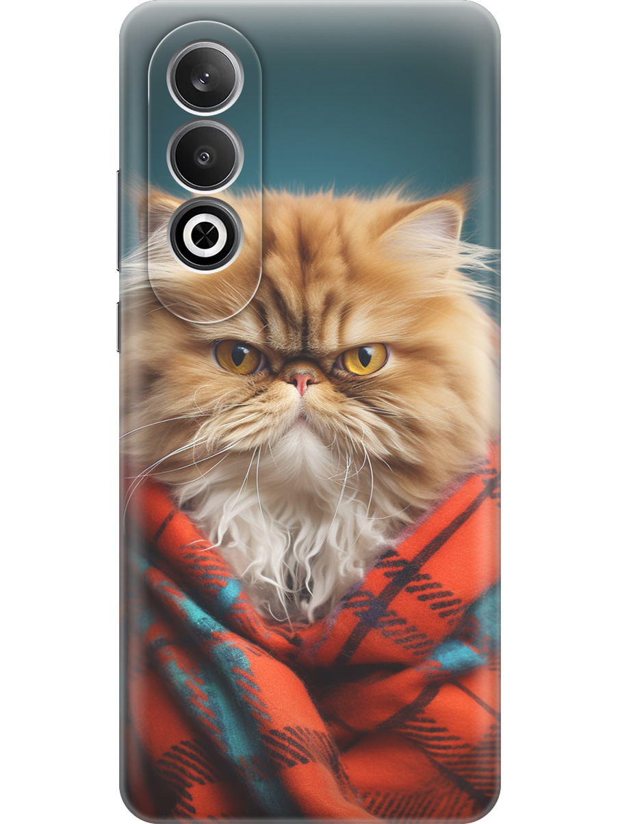 

Силиконовый чехол на OnePlus Nord CE4 с принтом "Недовольный котик", Прозрачный;красный;синий, 782628812