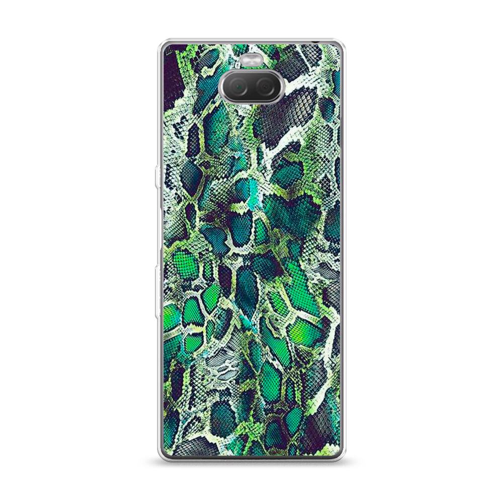 

Чехол Awog на Sony Xperia 10/XA3 "Зеленая кожа змеи", Разноцветный, 54050-3