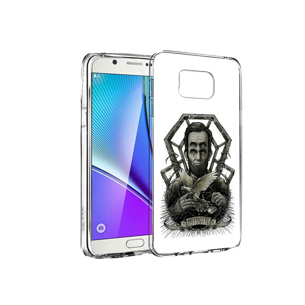 

Чехол MyPads Tocco для Samsung Galaxy Note 5 франклин абстракция, Прозрачный, Tocco