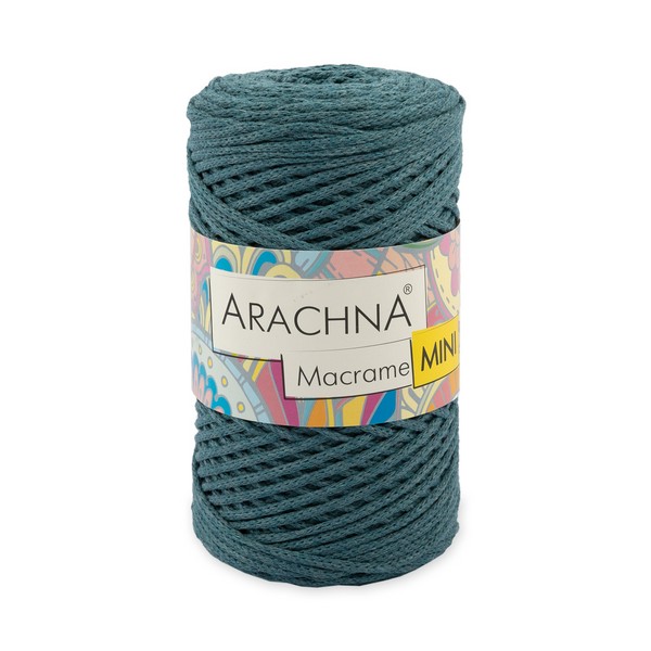 

Пряжа ARACHNA Macrame MINI 80% хлопок, 20% полиэстер 4 шт. х 250 г 200 м цв. №47 с, Зеленый, Macrame Mini