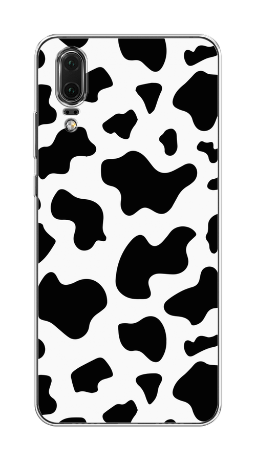 

Чехол Awog на Huawei P20 "Пятна коровы", Белый;черный, 64350-1