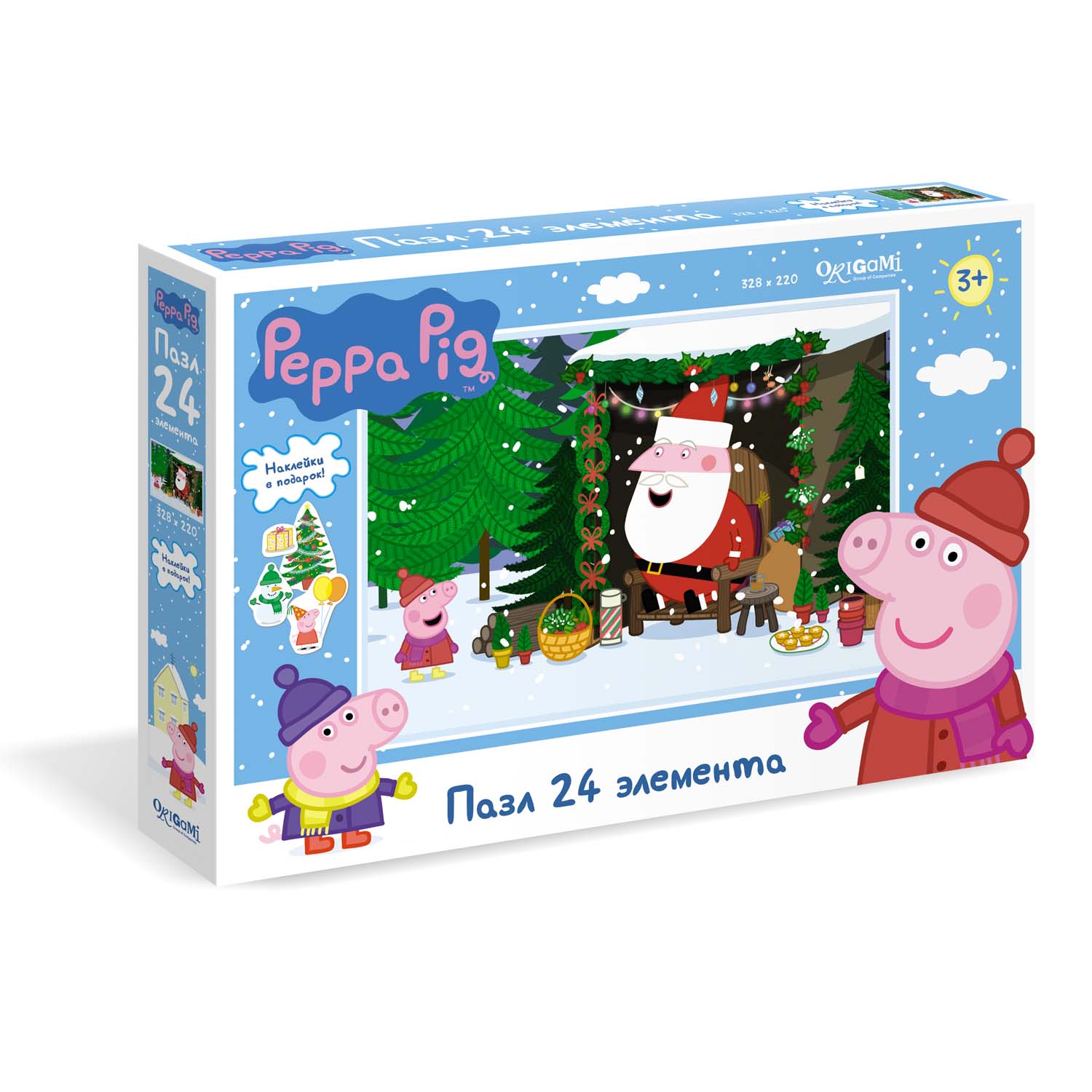 

Пазл Peppa Pig "Зима. В гостях у волшебника", 24 элемента (+ наклейки)