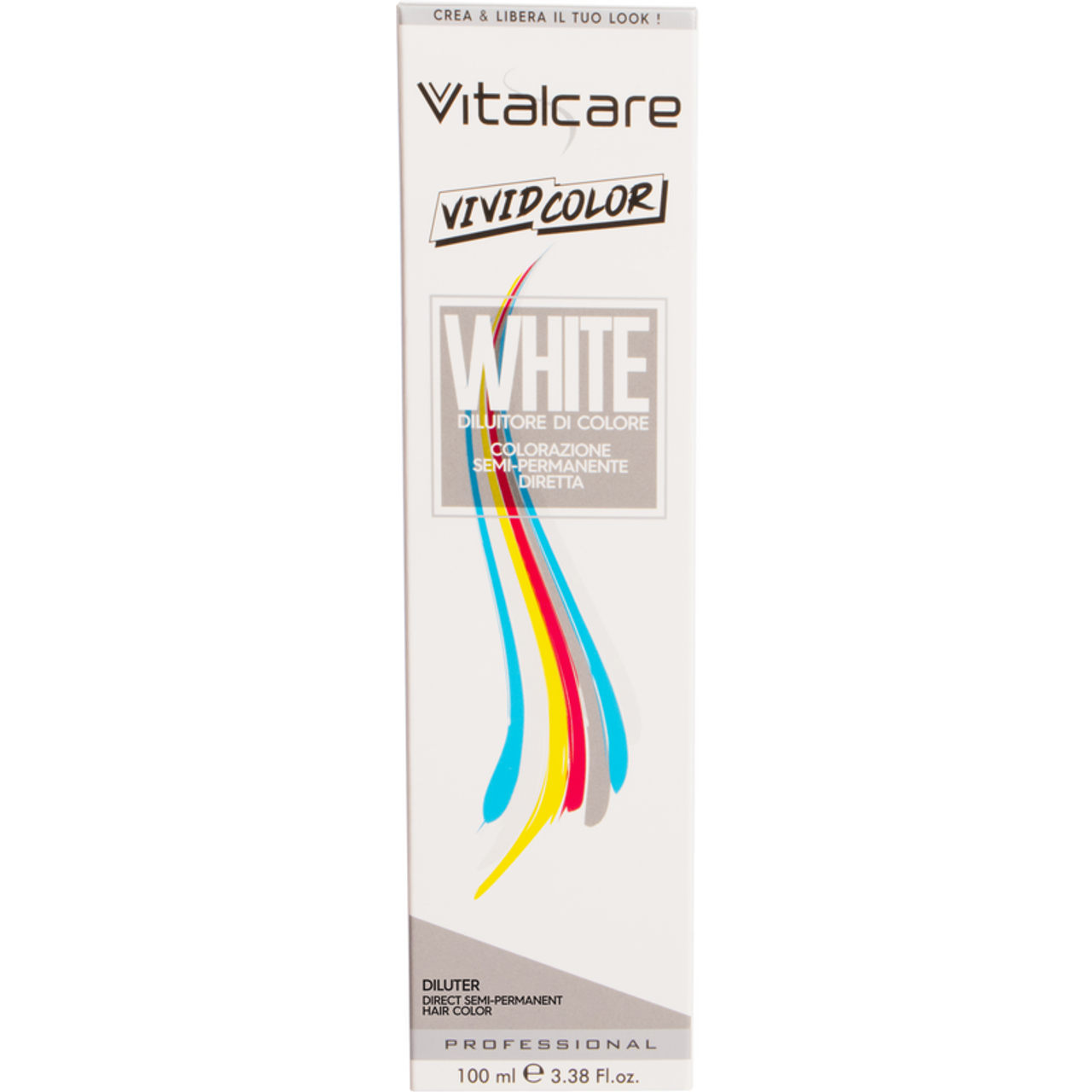 Разбавитель для временного окрашивания волос Vitalcare Vivid Color, 100 мл разбавитель для тату краски world famous color enhancer 120 мл
