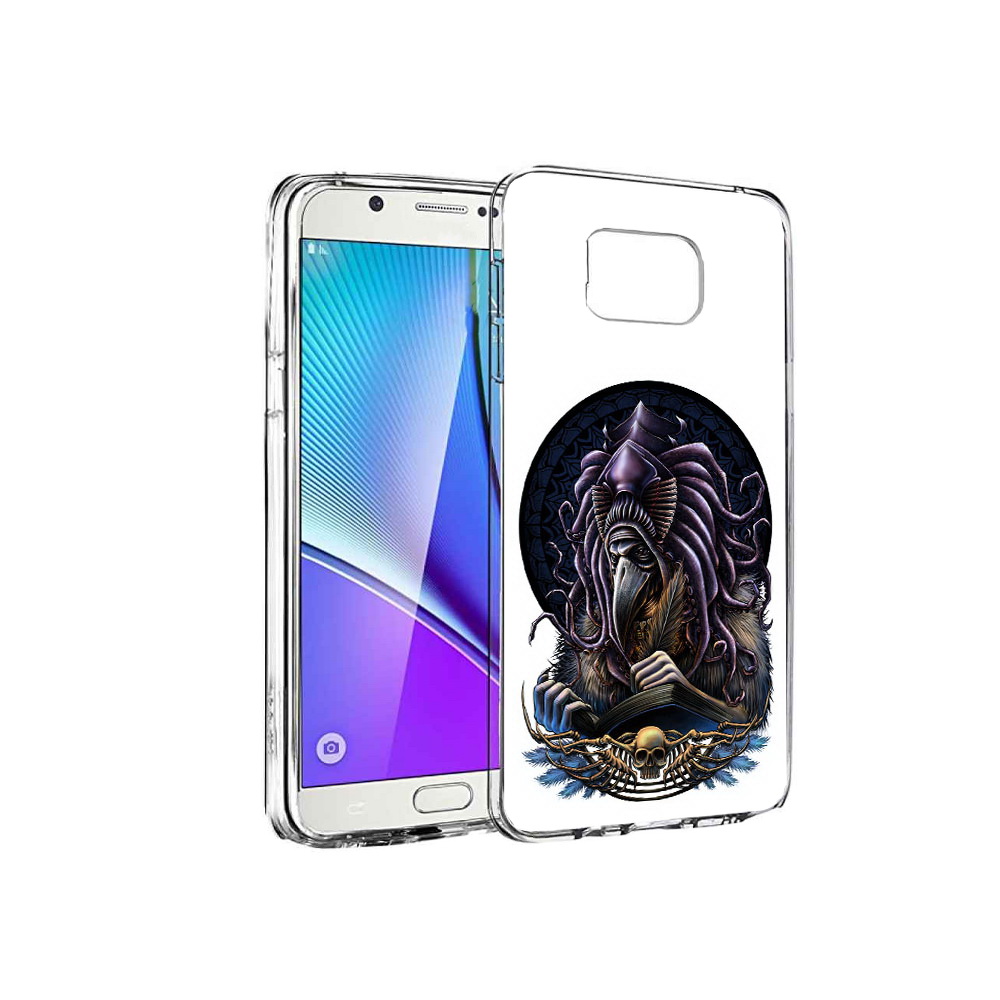 

Чехол MyPads Tocco для Samsung Galaxy Note 5 умный ворон, Прозрачный, Tocco