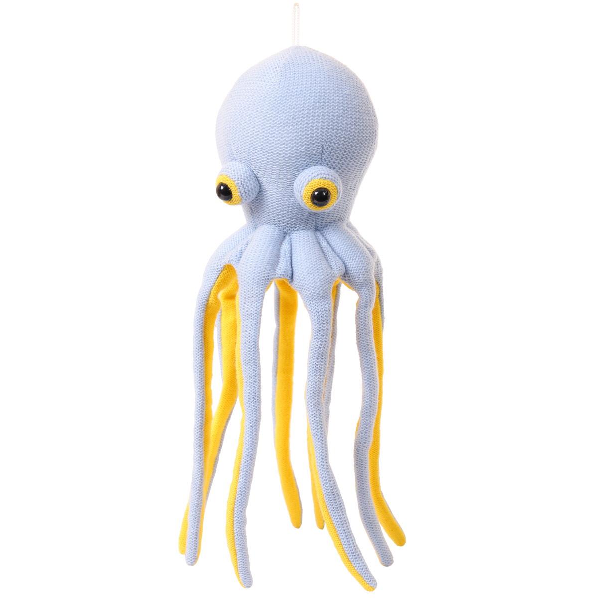 фото Мягкая игрушка abtoys knitted осьминог вязаный, 45 см junfa toys