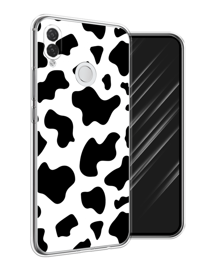 

Чехол Awog на Huawei P Smart Plus "Пятна коровы", Белый;черный, 68250-1