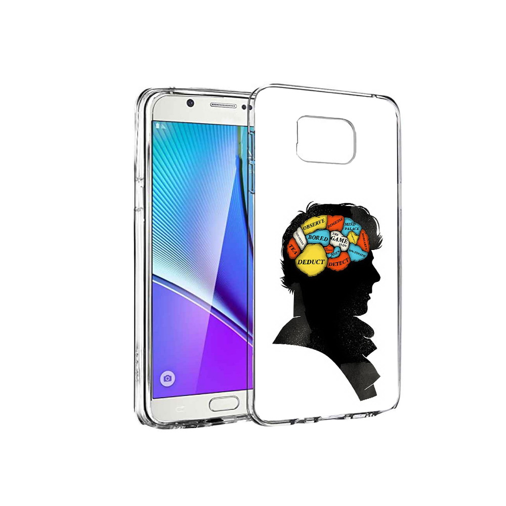 

Чехол MyPads Tocco для Samsung Galaxy Note 5 темный рисунок, Прозрачный, Tocco