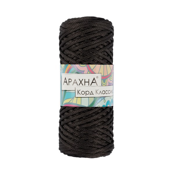 

Пряжа ARACHNA Cord Classic 100% полиэфир 3 шт. х 200 г 100 м цв. №06 т.серый Cord, Cord Classic